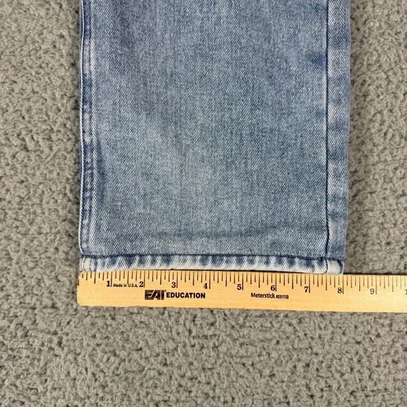 Pacsun 90s Boyfriend Jeans Size 24 Butterfly Light Wash High Rise - Picture 7 of 11